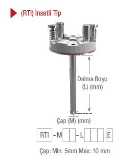 EMKO RTI İNSETLİ TİP PT100 TERMOREZİSTANS